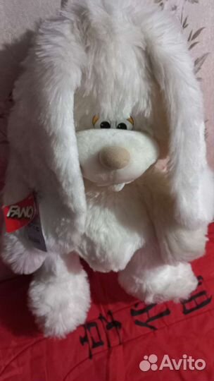 Новая мягкая игрушка Заяц Лаврик