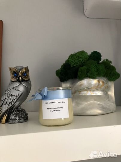 Ароматическая свеча ручной работы