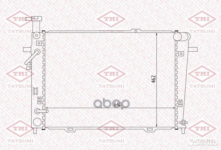 Радиатор охлаждения TGA1053 tatsumi