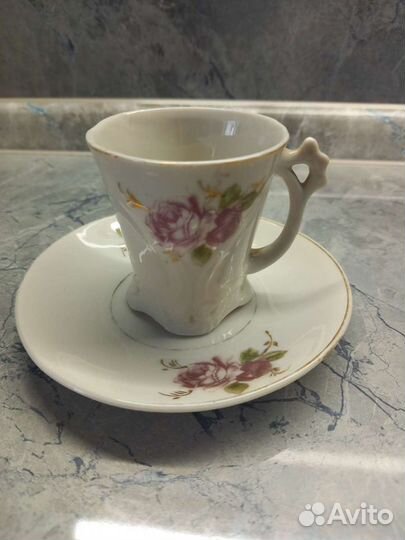 Чашка с блюдцем СССР