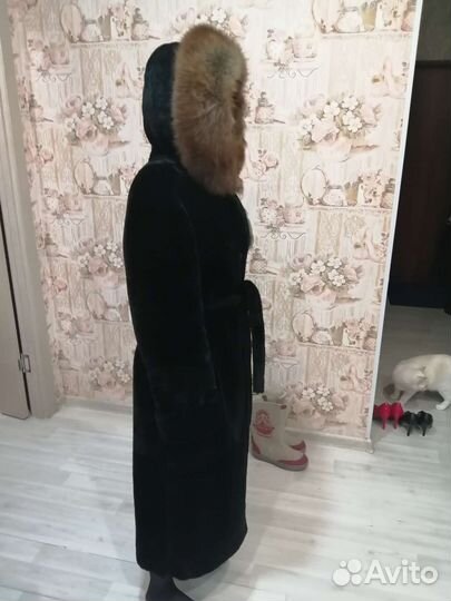 Шуба мутоновая 48 50 размер