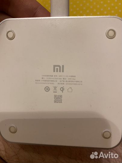 Беспроводная зарядка xiaomi 30w с охл