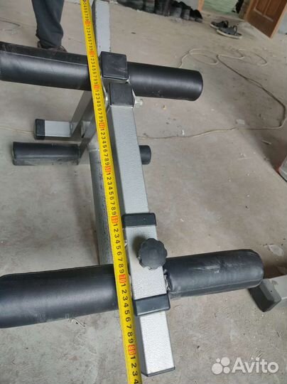 Лавочка с переменым углом + опция для ног