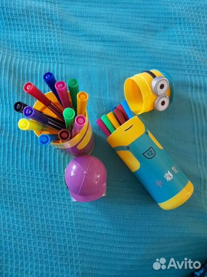 Фломастеры в пенале