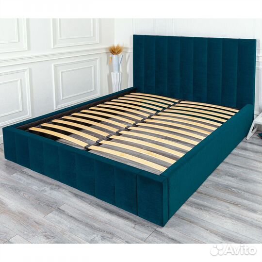 Кровать 160х200 морская волна Богема