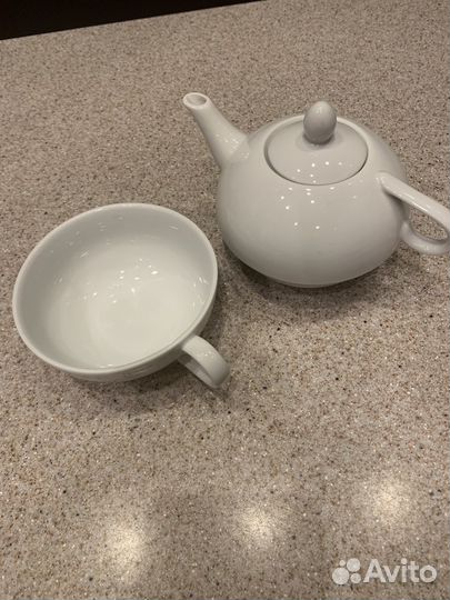 Заварочный чайник с чашкой