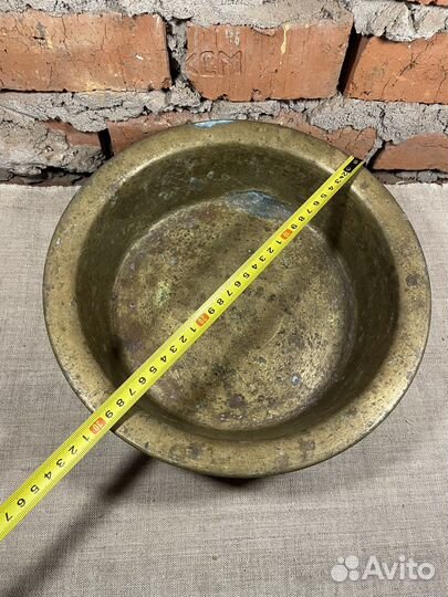 Таз для варки варенья, сотейник, латунь