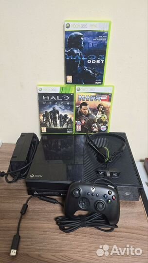 Xbox One 500gb +3 игры