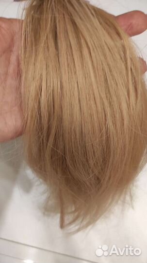 Волосы для наращивания натуральный блонд