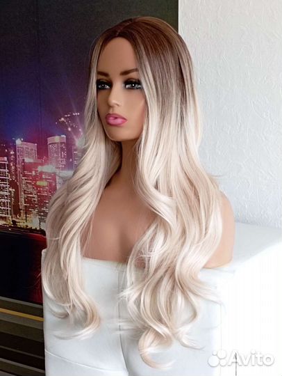 Светлый омбре парик