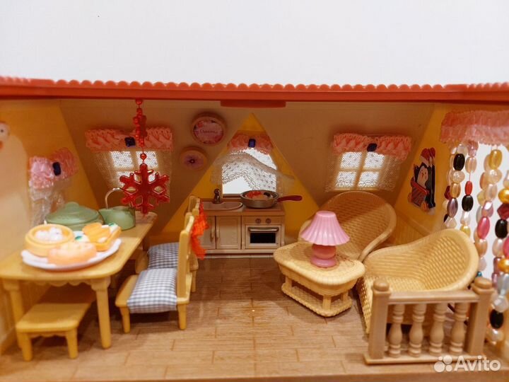 Sylvanian families домик семейка котов