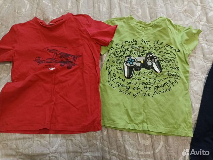 Вещи пакетом на мальчика 122 128