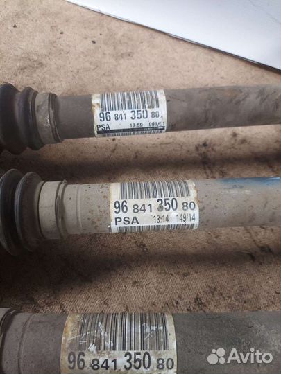 Привод левый citroen c4 b7 ep6 al4