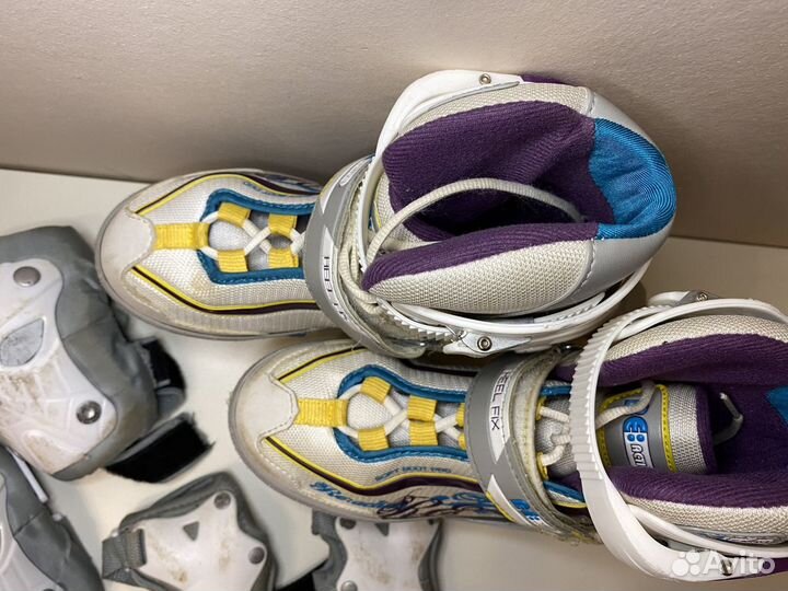 Ролики раздвижные reaction с комплектом защиты