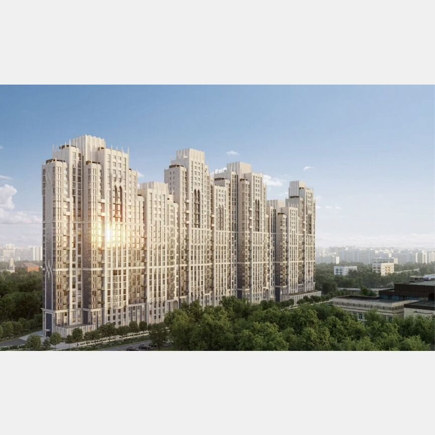 3-к. квартира, 76,6 м², 4/21 эт.