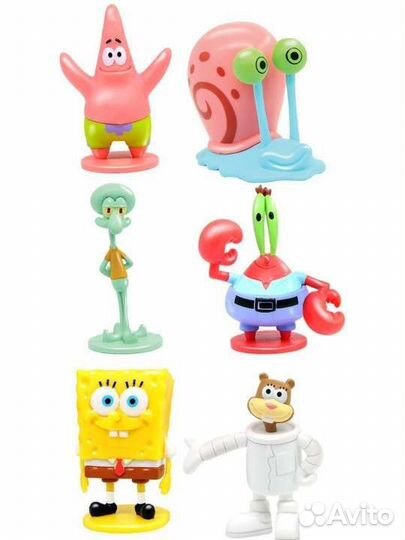 Коллекционные игрушки серии Спанч Боб свит бокс