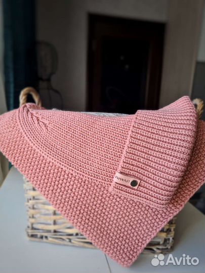 Шапка и снуд из мериносовой шерсти