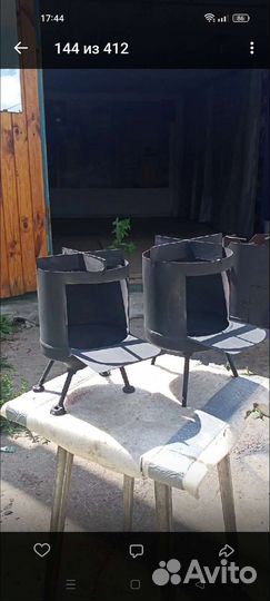 Печка щепочница