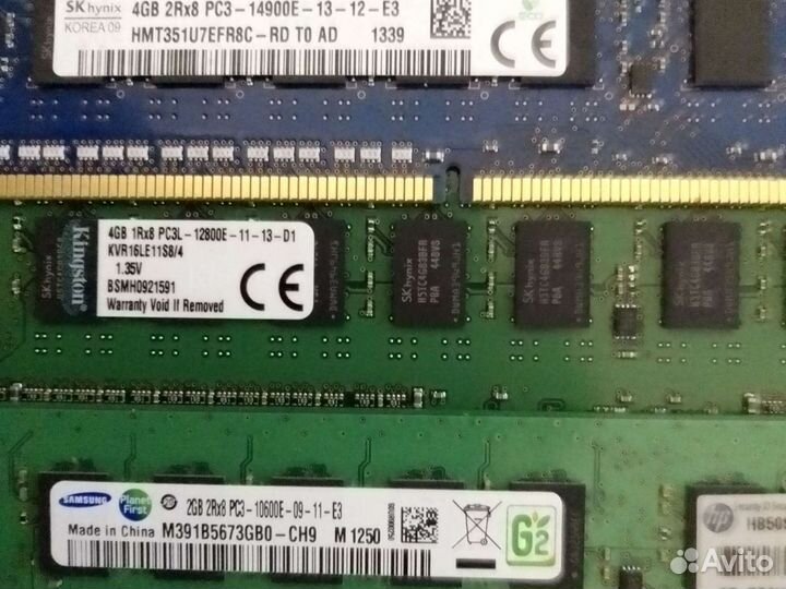 Память ECC unregistered/нерегистровая