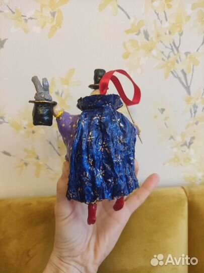 Ватные елочные игрушки Цирк