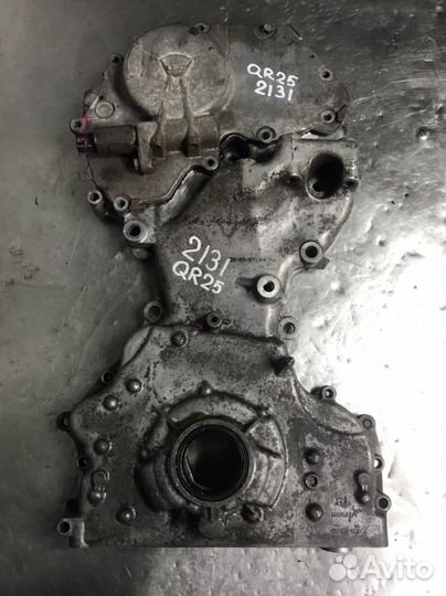 Передняя крышка двс QR25 Nissan X-Trail Teana