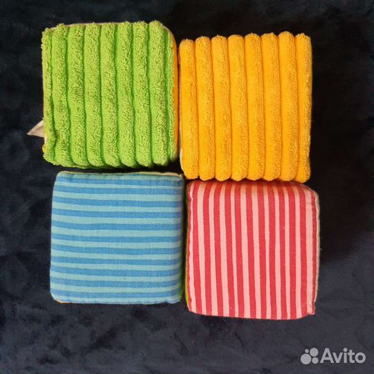 Кубики мягкие мякиши 4 шт