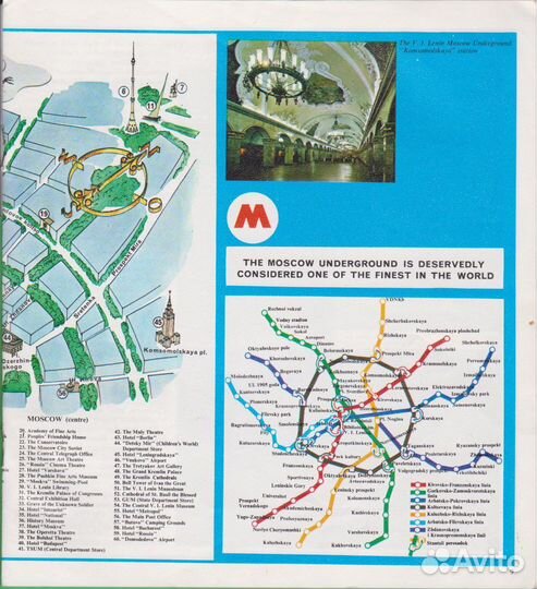 Путеводитель Москва на английском языке