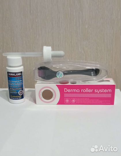 Миноксидил + дермароллер + пипетка