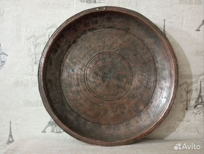 Подносы маленькие медные старинные