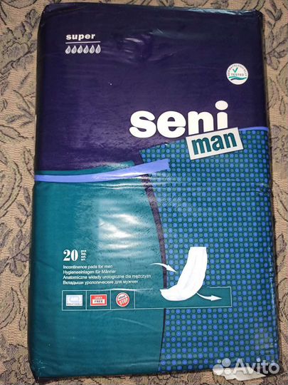 Урологические прокладки для мужчин Seni