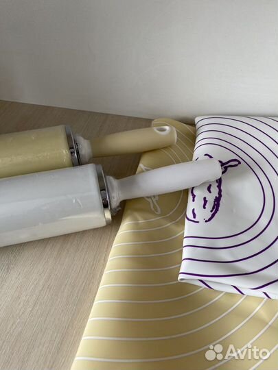 Силиконовые коврик и скалка