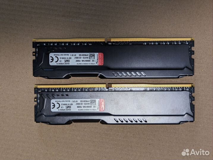 Оперативная память Kingston DDR4 16Gb (2x8Gb)