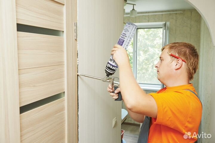 Дверь межкомнатная с установкой