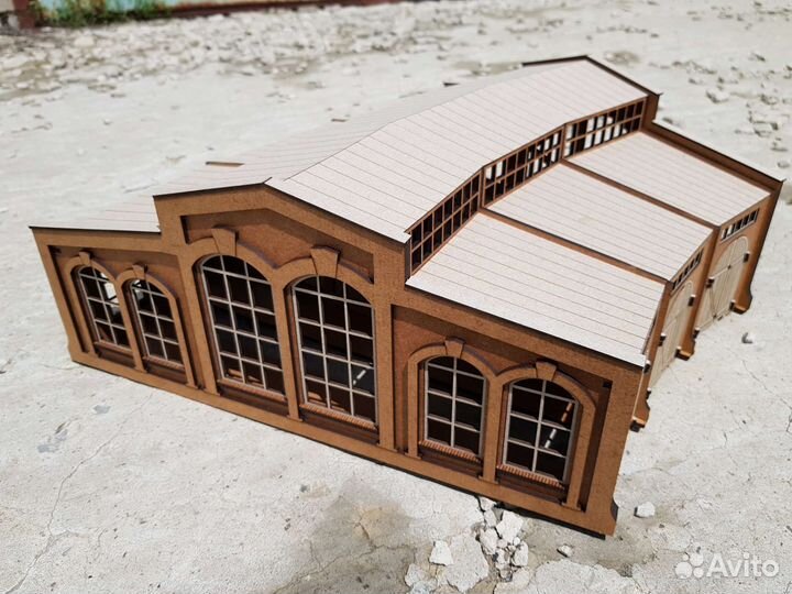 Веерное депо. Кит набор 1/87