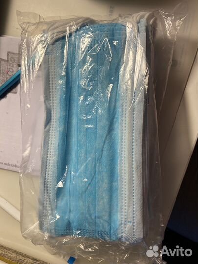 Маска медицинская одноразовая