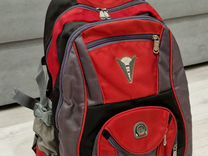 Рюкзак спортивный большой красный серый черный