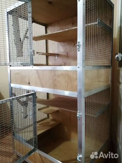 Витрины для шиншилл, хорьков, кроликов