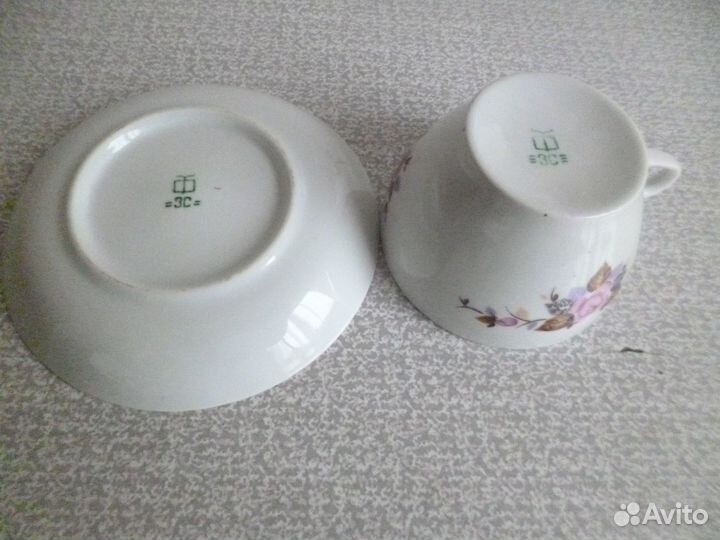 Чайный сервиз фарфор СССР 70-е, 80-е годы