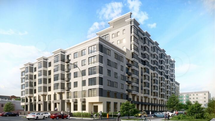 3-к. квартира, 93,5 м², 3/6 эт.