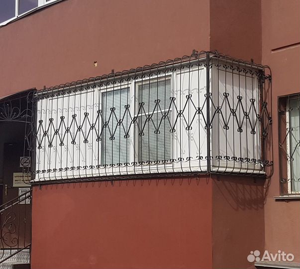 Решетки на окна, лоджии N 1364