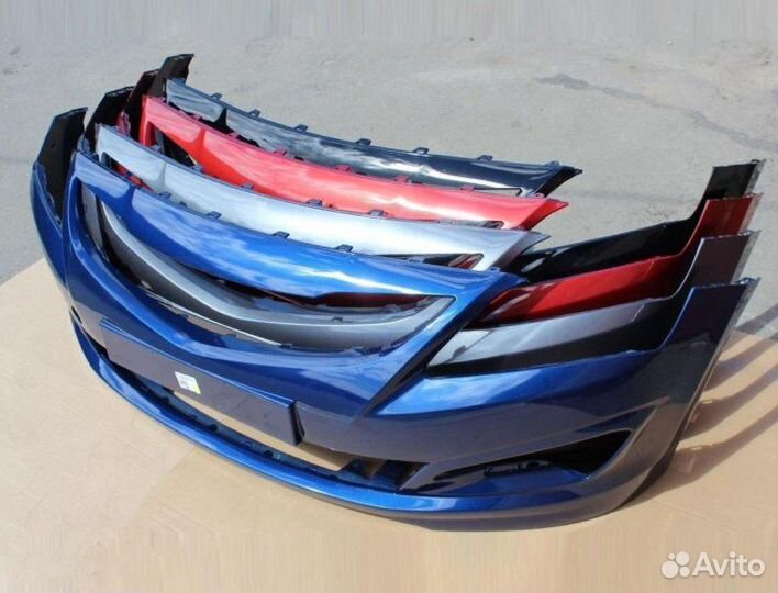 Бампер хендай солярис 2014-2017 передний