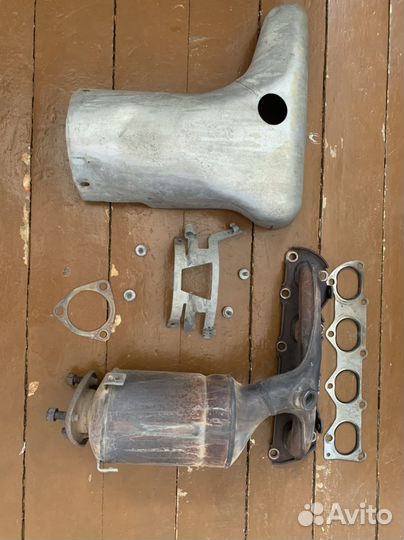 Выпускной коллектор на volkswagen polo 2015