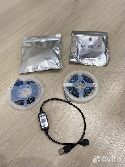 Светодиодная лента RGB bluetooth 5м