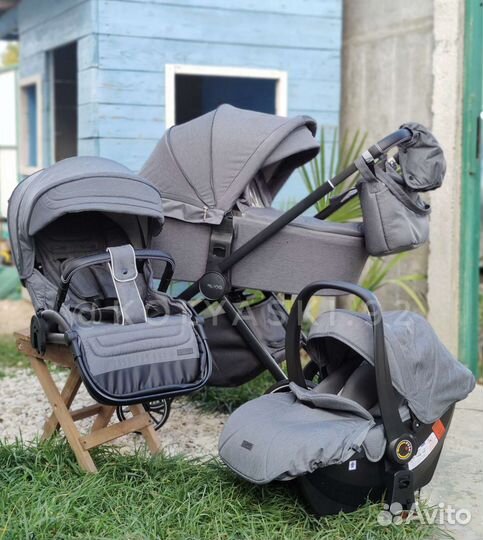 Luxmom 760 3в1 (темно серый)