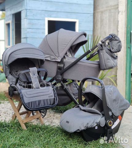 Luxmom 760 3в1 (темно серый)