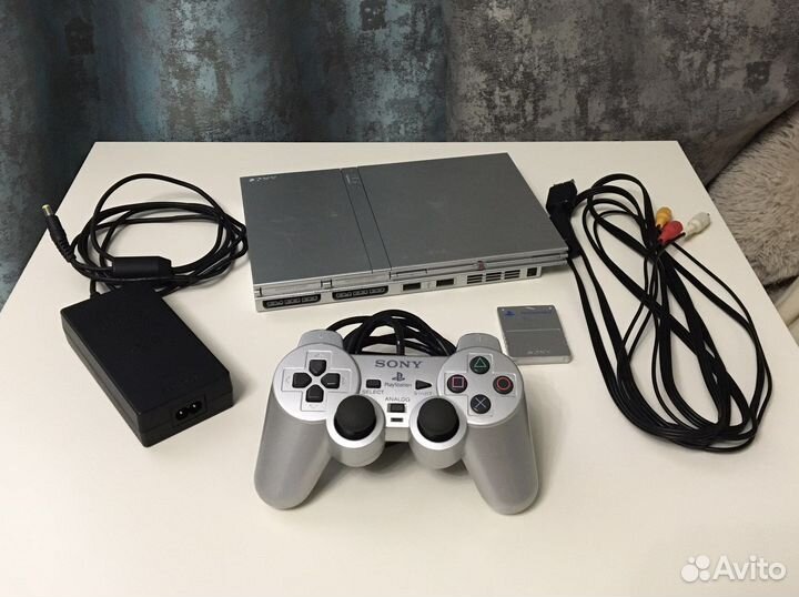 Sony playstation PS2 silver