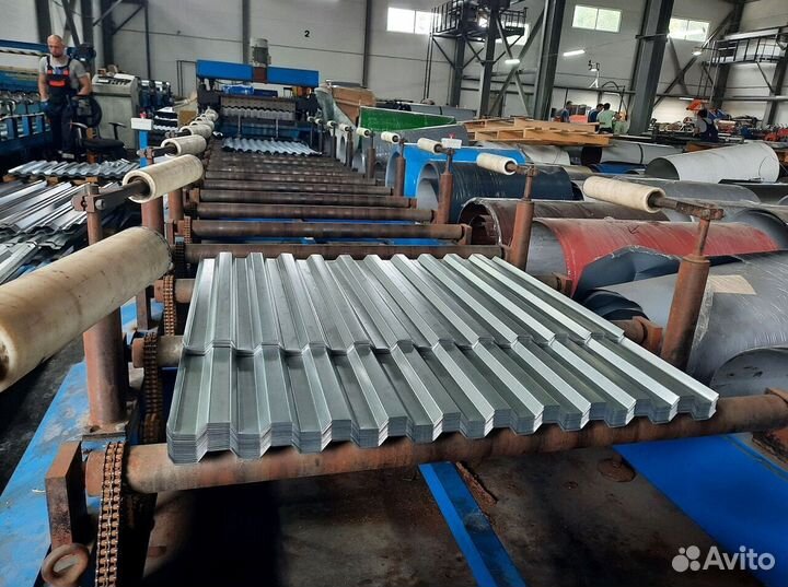 Профлист окрашенный С21 0,5х1000(1051)х6000