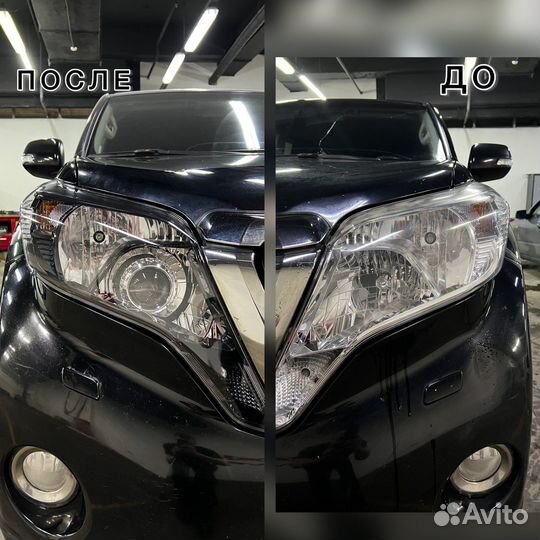 Светодиодные bi-led линзы Land Cruiser Prado