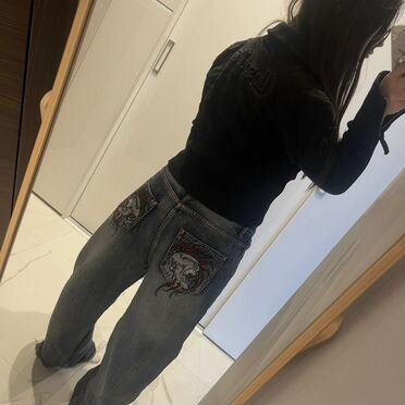 Джинсы широкие y2k