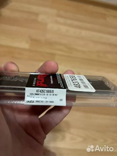 Kingston hyperx fury beast ddr4 8gb